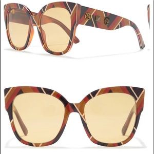 Gucci novelty cat eye sunglasses